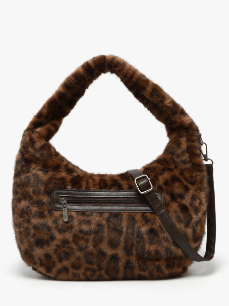 Sac Porté épaule Fur Fourrure Miniprix Marron fur 6542 vue secondaire 3