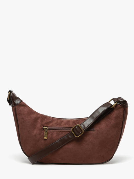 Shoulder Bag Velvet Soft Miniprix Brown velvet soft 27592 other view 3
