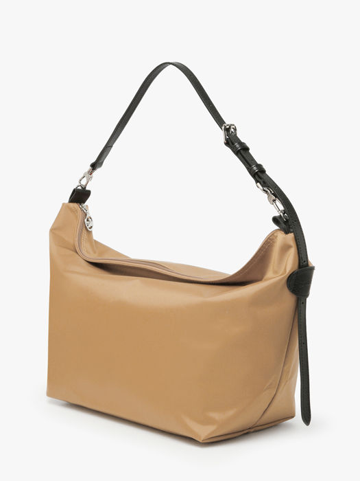 Longchamp Besace longchamp toile Hobo bag Beige