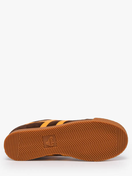 Sneakers Harrier In Leather Gola Brown men CMA192 other view 4