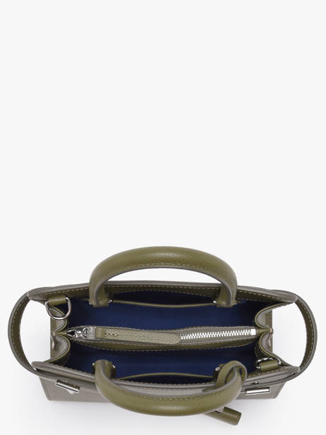 Small Leather Emilie Handbag Le tanneur Green emily PB328670 other view 3