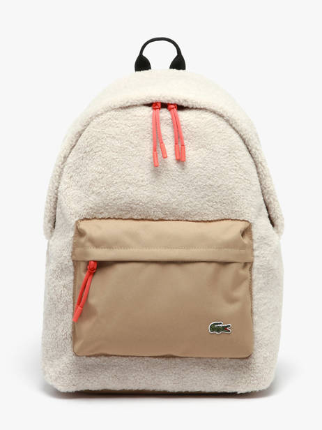 Backpack Lacoste Beige neo croc NU5095NZ
