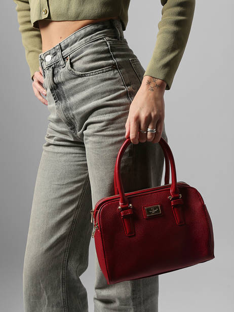 Satchel Grained Miniprix Red grained DG5804 other view 1