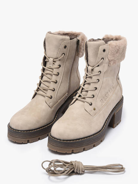 Heeled Boots Mustang Brown women M0132003 other view 1