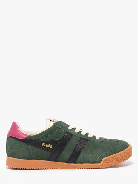 Sneakers Elan In Leather Gola Green women CLB538