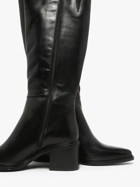 Heeled Boots In Leather Mjus Black women L39303 other view 3