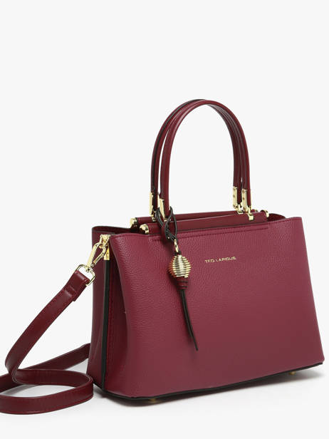 Small Azalie Satchel Ted lapidus Violet azalie TLHF9583 other view 2