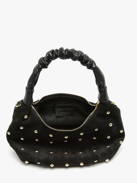 Shoulder Bag Velvet Studs Milano Black velvet studs VS25094 other view 3