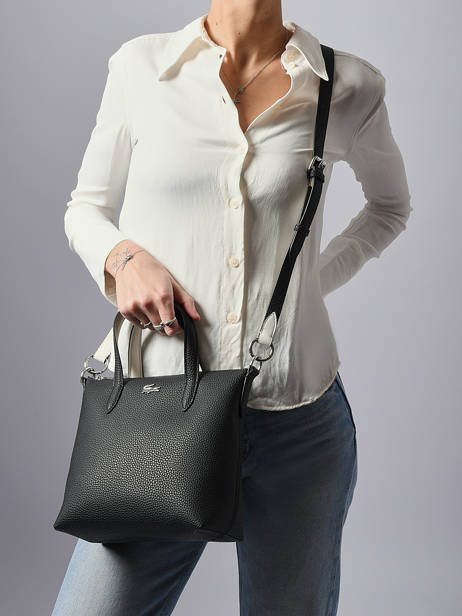 Satchel Anna Lacoste Black anna NF5126AA other view 1