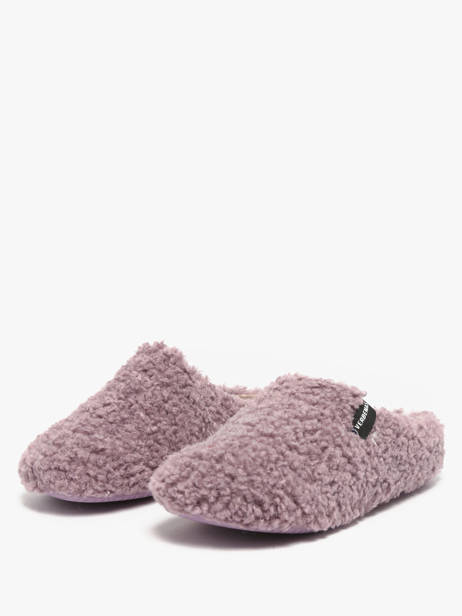 Slippers York Curly Verbenas Violet women 86050660 other view 1