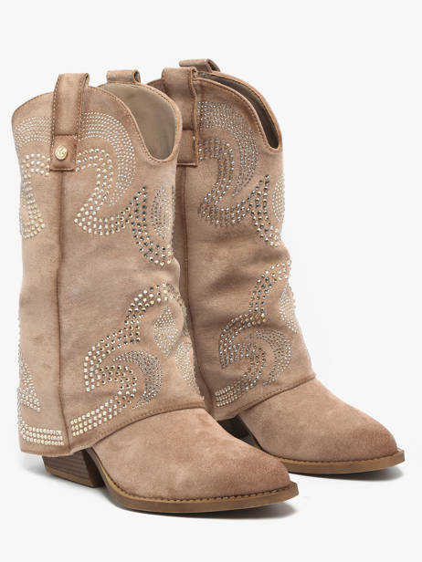 Santiago Boots Xti Beige women 144467 other view 1