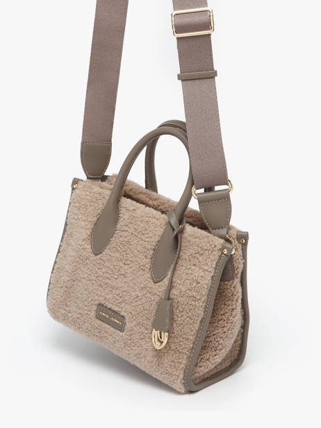 Satchel Sherpa David jones Brown sherpa CM7667 other view 2
