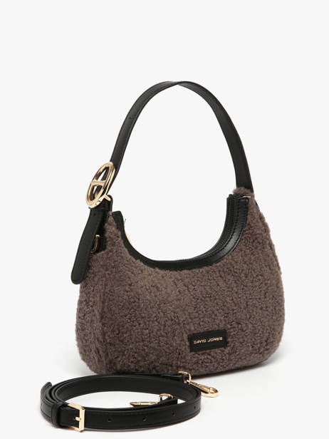 Shoulder Bag Sherpa David jones Black sherpa CM7668 other view 2