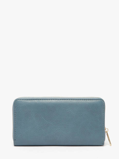 Wallet Lulu castagnette Blue zip CHRYS033 other view 2
