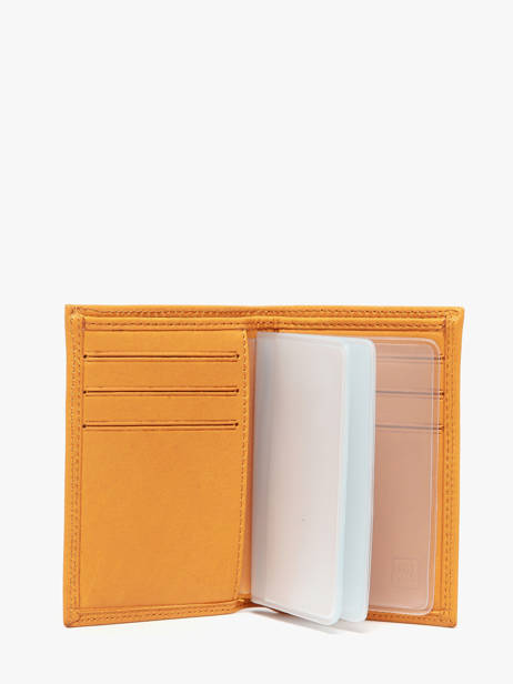 Porte-cartes Marina Cuir Katana Jaune marina 753038 vue secondaire 1