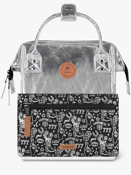 Backpack Adventurer S Lucky Star Cabaia Silver lucky star STA