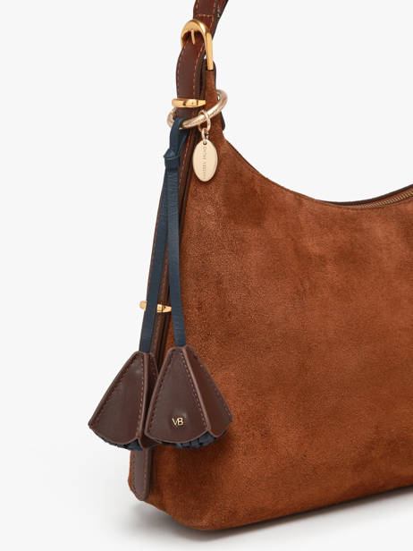 Leather Fleurs Bag Charm Vanessa bruno Blue charms 13V42996 other view 2