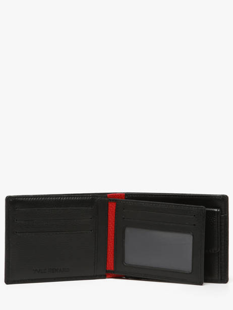 Wallet Leather Yves renard Black bicolor 2472 other view 1