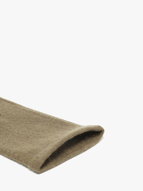 Gloves Isotoner Green women gloves 68654 other view 1