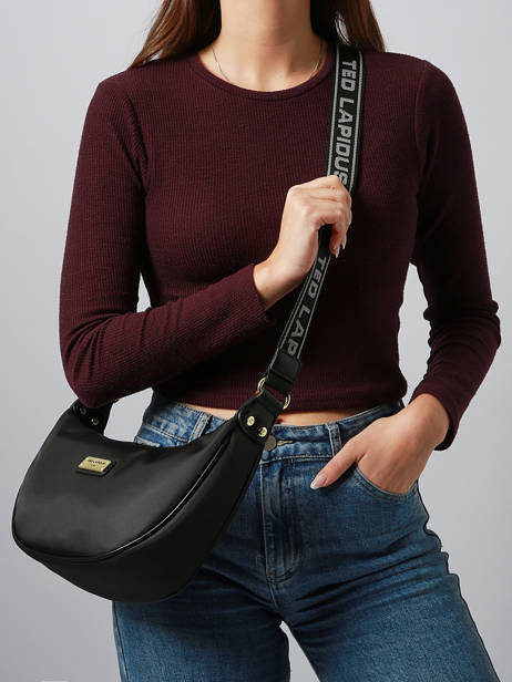 Shoulder Bag Jamie Nylon Ted lapidus Black jamie DU43503 other view 1