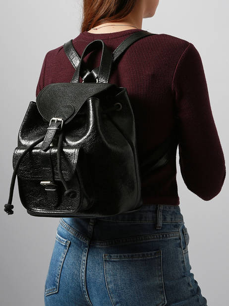 Backpack Eclipte Leather Paul marius Black eclipse BAROUECL other view 1