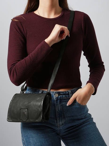 Shoulder Bag Heritage Leather Biba Black heritage BT33 other view 1