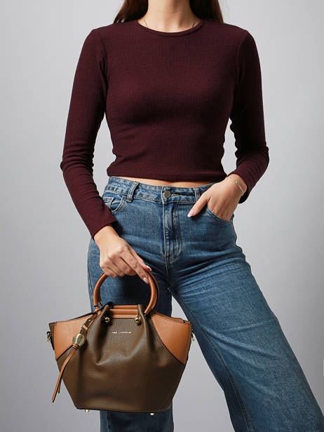 Shoulder Bag Gretel Ted lapidus Brown gretel TLAU8931 other view 1