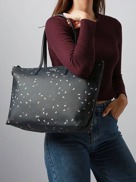 A4 Size Shoulder Bag Holiday Lacoste Blue holiday NF5141HN other view 1