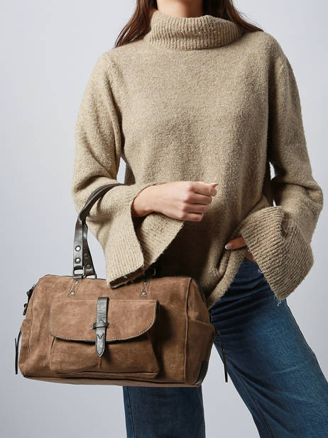 Sac Porté épaule Velvet Soft Miniprix Marron velvet soft 6551 vue secondaire 1