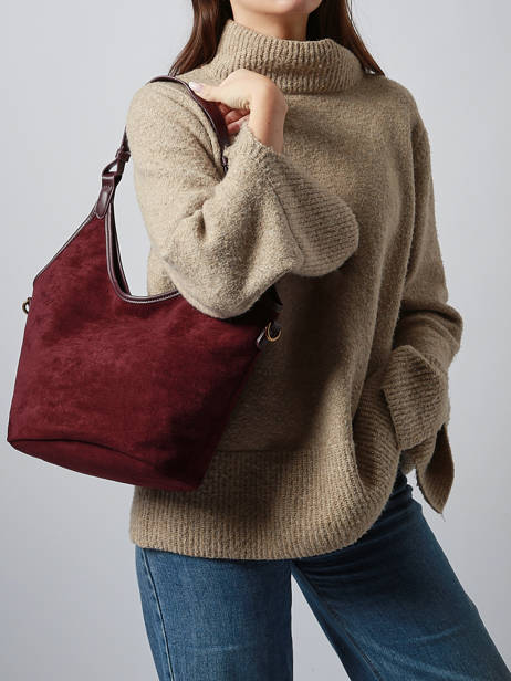 Shoulder Bag Velvet Soft Miniprix Violet velvet soft 27591 other view 1