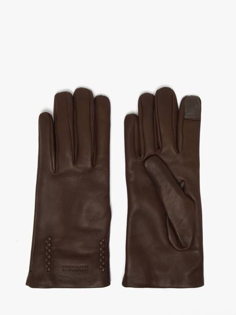 Women's Leather Gloves Etrier Brown accessoires EGLO412G