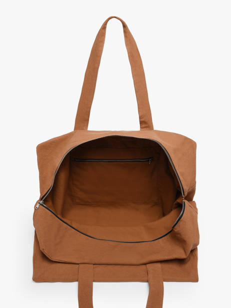 Shoulder Bag Timeless Cotton Rivedroite Brown timeless ELZEVTIM other view 2