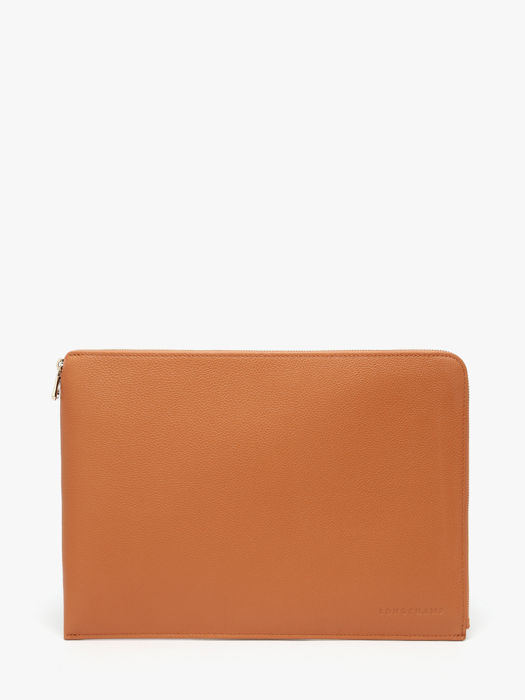 Longchamp Le foulonné Passport cover Brown