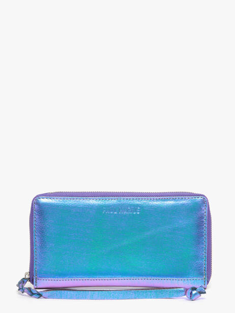 Leather Charlotte Scarabee Wallet Paul marius Blue scarabee CHARLSCA