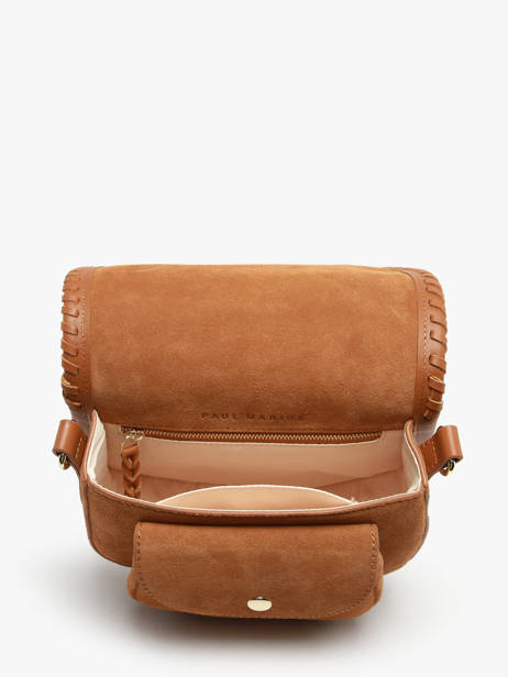 Small Leather Bobo Crossbody Bag Paul marius Brown vintage S other view 2