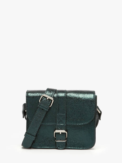 Leather L'essentiel Minuit Crossbody Bag Paul marius Green minuit ESSENMIN