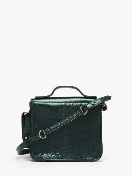 Leather Melle George Xs Minuit Crossbody Bag Paul marius Green minuit GEORXMIN other view 3