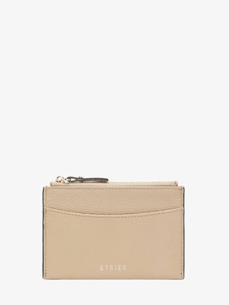 Card Holder Tradition Leather Etrier Beige tradition ETRA094M