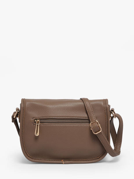 Sac Bandoulière Grained Miniprix Marron grained F7532 vue secondaire 3