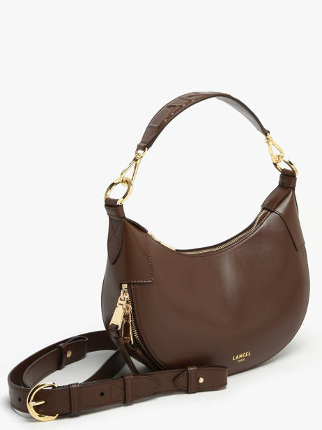 Shoulder Bag Origami Leather Lancel Brown origami A13313 other view 2