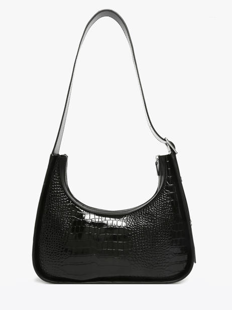Shoulder Bag Croco Vernis Paul marius Black croco vernis VICTOCRV other view 3