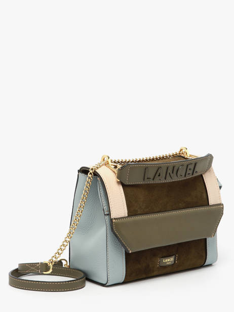 Leather Ninon Color Block Crossbody Bag Lancel Multicolor ninon A13370 other view 2