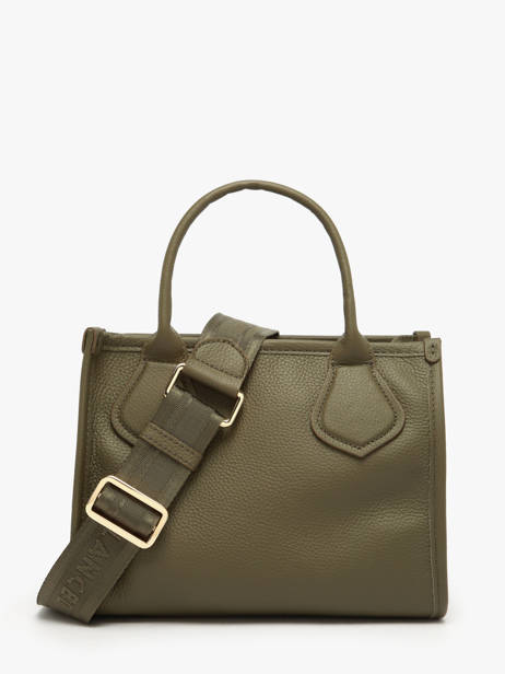 Cabas Zippé S Jour Cuir Lancel Vert jour A12995 vue secondaire 3