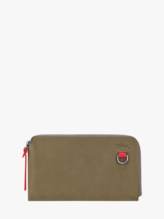 Longchamp Longchamp pocket bicolore Pochettes Vert