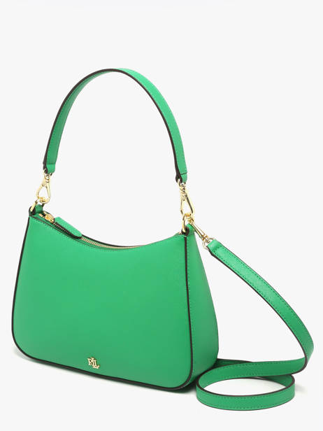 Leather Danni 26 Shoulder Bag Lauren ralph lauren Green danni 31883768 other view 2
