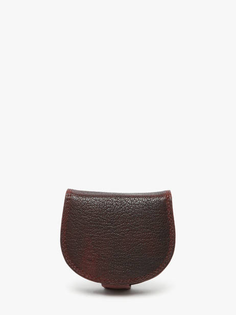 Coin Purse Leather Crinkles Brown caviar 14239 other view 2