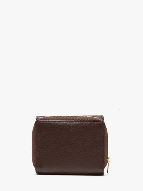 Leather Caviar Wallet Crinkles Brown caviar 14201 other view 4