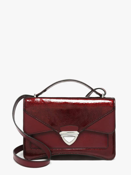 Leather Madame George Sar Crossbody Bag Paul marius Red star MGEORSTA