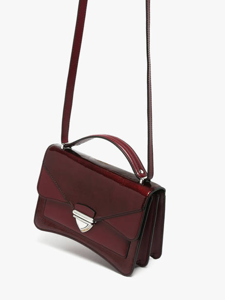 Leather Madame George Sar Crossbody Bag Paul marius Red star MGEORSTA other view 2