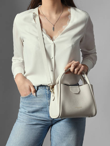 Handbag Ida Double Leather Lancaster White ida double 83 other view 1